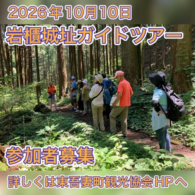 岩櫃城址ガイドツアー（東吾妻町）【10月10日（土）】