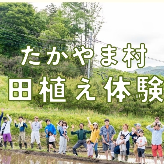 たかやま村田植え体験【5/24 9:30~お昼過ぎ】