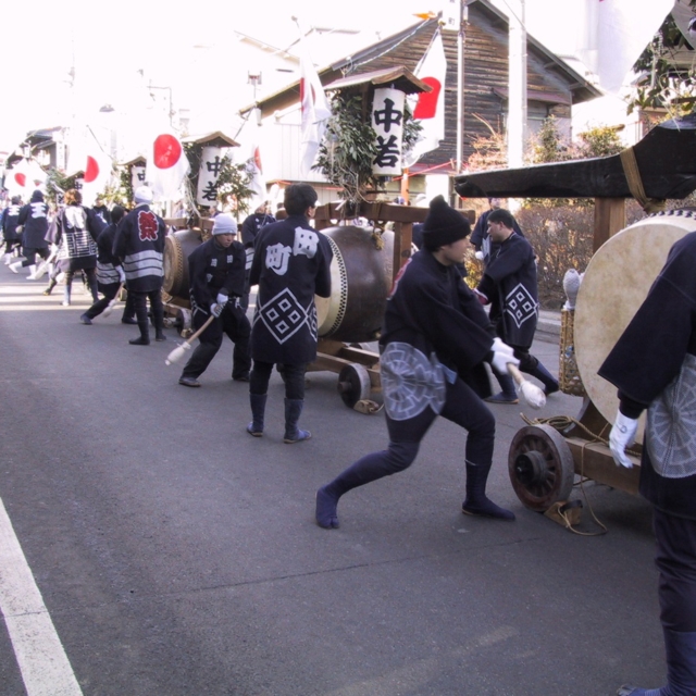 鳥追い祭・鳥追い太鼓ギャラリー(中之条町)【1月14日(水)】